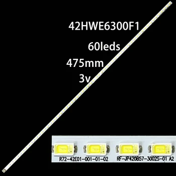 1/2 шт. Светодиодная лента подсветки 60 мм Для 42HWE6300F1 R72-42E01-001-01-02 RF-JP420B57-3002S-01 R72-42E01 42HME5000X18