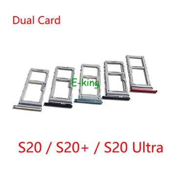 10 шт. Для Samsung Galaxy S20 Plus Ultra Слот для sim-карты Держатель лотка Гнездо для чтения sim-карт