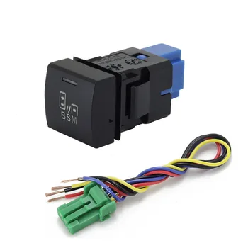 1ШТ BSM DRL LED Аккумулятор источник питания Рулевого Колеса Вентилятор Обогрева Кнопка Включения Заднего Вида Для Toyota Camry 18-19