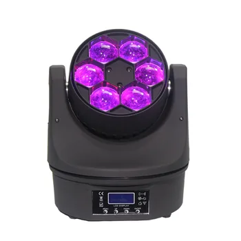 8шт Светодиодный мини-проектор для дискотеки 6*15 Вт B-Eyes RGBW 4в1 DMX Профессиональный луч bee eyes led mini beam stage light проектор