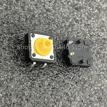 B3F-4055 Тактильные переключатели 12x12x7,3 мм Желтый квадратный кнопочный переключатель тактильности 12*12*7.3 микропереключатель мм