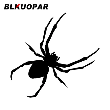 BLKUOPAR для автомобильных наклеек с силуэтом паука, индивидуальная печать, устойчивые к царапинам виниловые наклейки, Модный автомобильный стайлинг, Виниловая обертка для автомобиля