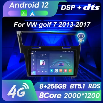 FYT M6Pro Plus для Volkswagen VW Golf 7 2013-2020 MK7 Автомагнитола Android 12 Авто Стерео мультимедийный монитор GPS навигация BT5.1