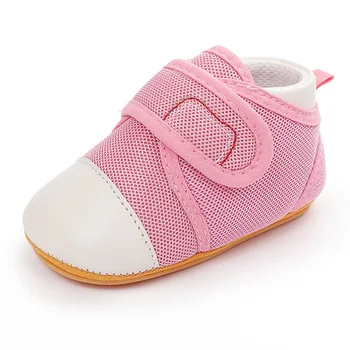 Kruleepo/ Повседневная Дышащая обувь из искусственной сетки для младенцев и мам, Всесезонные однотонные Кроссовки на резиновой подошве