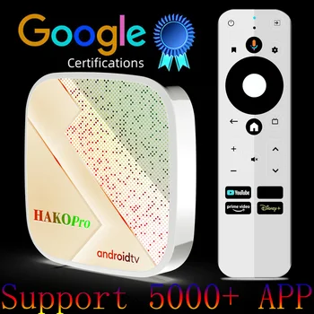LEMFO HAKO Pro TV Box Android 11 Поддержка сертификации Google 5000 + ПРИЛОЖЕНИЕ Amlogic S905Y4 4G 64G Wifi 4K Медиаплеер Android 11.0
