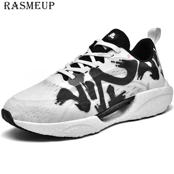RASMEUP/ Модная обувь На платформе, Уличный стиль, Мужские Массивные Кроссовки, Кожаные Мужские Повседневные кроссовки Zapatillas Hombre Tenis Masculino