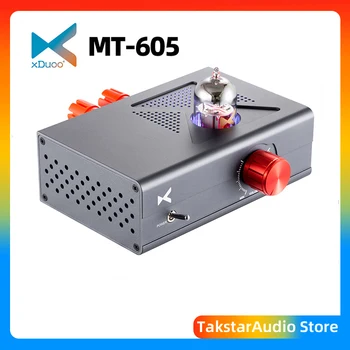 XDUOO MT-605/MT605 Усилитель мощности 12AU7 Ламповый и цифровой усилитель с чипом TI TAP3116 Amp Выходной мощностью 30 Вт на канал