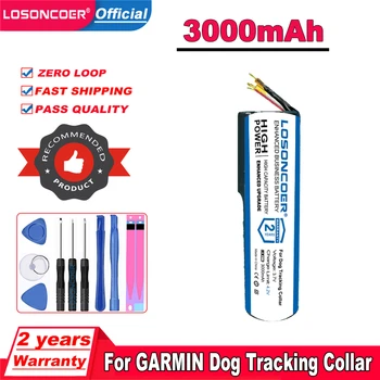 Аккумулятор LOSONCOER 3000 мАч 361-00099-01 для ошейника для отслеживания собак GARMIN
