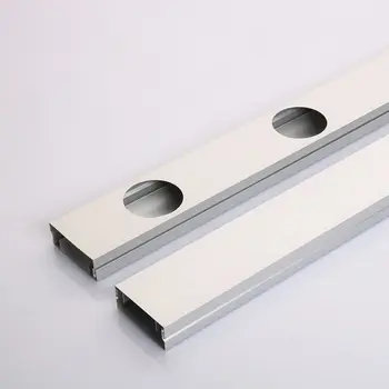 Алюминиевая дорожка (канал) для пиксельного модуля 4 см; открытое отверстие 40 мм, длиной 1 м с 6/8/10 отверстиями; 50 мм * 20 мм * 1000 мм