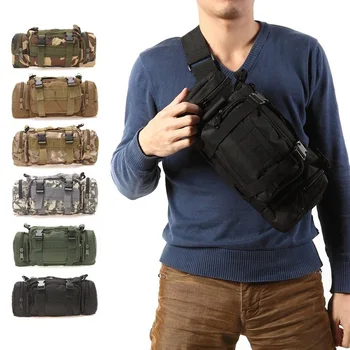 Армейская тактическая поясная сумка из водонепроницаемого нейлона, походный рюкзак для кемпинга, камуфляжная сумка Molle, Mochila в стиле милитари Bolsa
