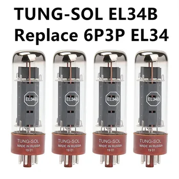 Вакуумная трубка TUNG-SOL EL34B Заменит 6P3P EL34 на заводские испытания и соответствует оригиналу