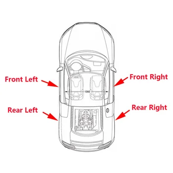 Внутренний привод левой внутренней дверной ручки двери автомобиля для Skoda Fabia 2015-2017 6V0837221A 6V08222A