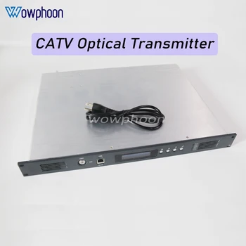 Волоконно-оптический передатчик с прямой модуляцией CATV 1550 Модулирующий передатчик 3 /710dBm RF-оптический преобразователь с Одним Источником питания