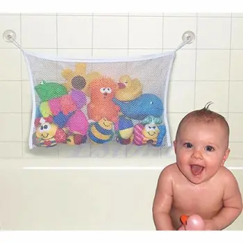 Время купания ребенка, милая игрушка, аккуратная сумка для хранения на присоске, сетчатый органайзер для ванной, сетка