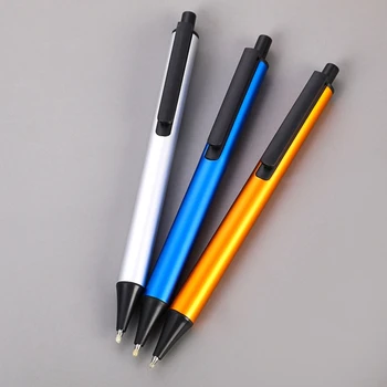 Выдвижная металлическая шариковая ручка Деловая ручка для подписи Подарочная ручка для подписи 1,0 мм W3JD