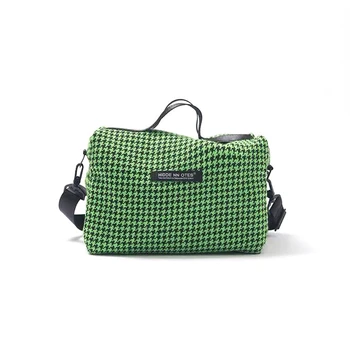 Высококачественная женская зеленая сумка-мессенджер с принтом 