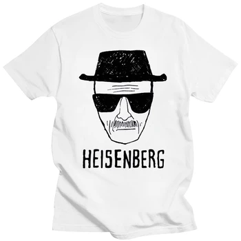 Графическая крутая трикотажная мужская футболка Heisenberg с короткими рукавами, модная мужская футболка, свободная футболка, мужские футболки