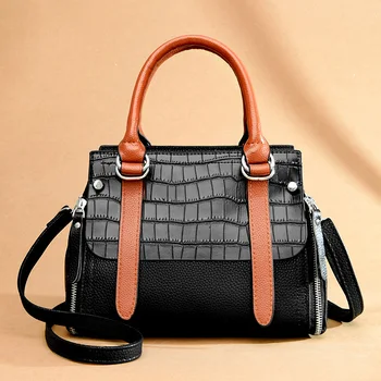 Дизайнерская женская сумка из крокодиловой кожи 2023, модная женская сумка для покупок через плечо, роскошный бренд, женская сумка-мессенджер