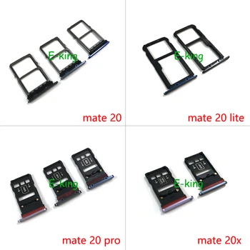 Для Huawei Mate 20 20x Pro Lite, слот для sim-карты, держатель лотка, гнездо для чтения sim-карт
