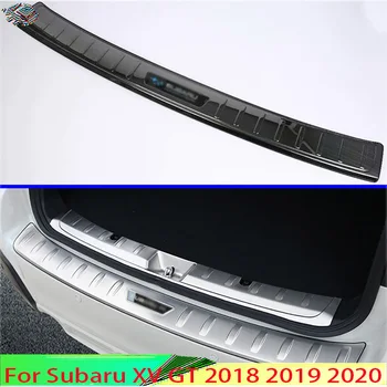 Для Subaru XV GT 2018 2019 2020 Автомобильные Аксессуары из нержавеющей стали, Накладка на заднюю часть багажника, Накладка на Порог, Молдинг, Украшение