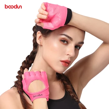 Женские перчатки для йоги и фитнеса Boodun Hot 7150282 из искусственной кожи