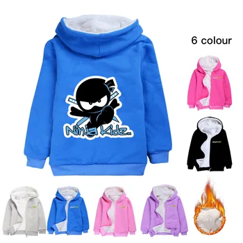 Зимняя куртка для девочек 2022 года, детская парка Ninja Kidz с капюшоном, утепленная детская зимняя куртка, пальто для девочек, зимняя куртка для маленьких девочек