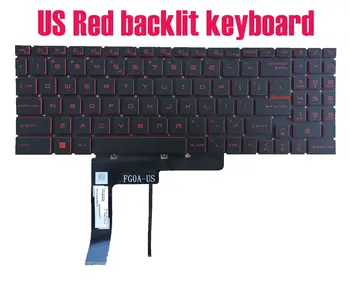 Клавиатура с красной подсветкой из США для MSI Katana GF76 11UD/11UC/11SC/11UCK (MS-17L2)