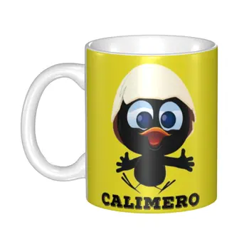 Кофейная кружка Chiken Calimero с милым рисунком, Персонализированная керамическая кружка 