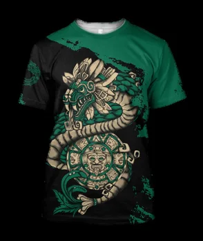 Летняя мужская модная футболка с драконом в китайском стиле, повседневная мужская одежда с 3D принтом, винтажные крутые футболки с коротким рукавом Оверсайз