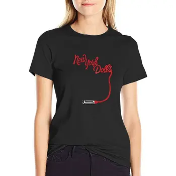 Летняя футболка New York Dolls, эстетичная одежда, футболки с графическим рисунком для женщин