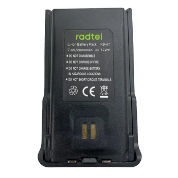Литий-ионный аккумулятор для портативной рации 7,4 В 2800 мАч для радио Radtel RT-68