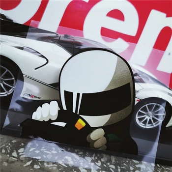 Мод на наклейку Racer декоративная наклейка на автомобиль креативное окно локомотив электромобиль светоотражающая наклейка на листовую доску