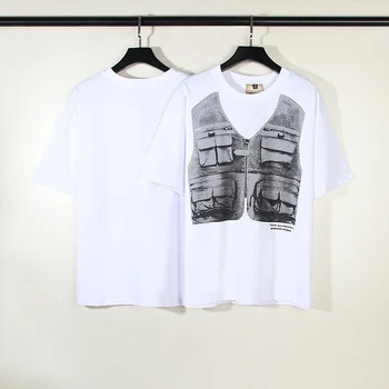 Мужская и женская футболка с коротким рукавом в стиле хип-хоп с принтом Arcade Can 2023 White