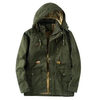 Мужская модная военная куртка, мужская ветровка 2020, флисовое зимнее пальто большого размера, толстая тактическая теплая шапка с капюшоном, тепловые мужские куртки