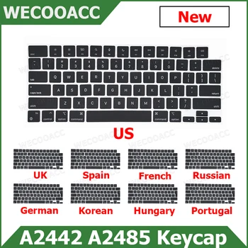 Новая Британская Американская Русская Испанская Французская Датская Клавиатура Keycaps Для Macbook Pro M1 Max 14