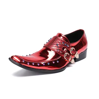Новая итальянская мужская обувь на высоком каблуке Мужская обувь из натуральной кожи Bullock, Оксфорды, платье с острым носком, официальное офисное платье sapato social