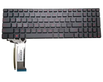Новая клавиатура для ноутбука Asus серии G58 G58JM G58JW с красной подсветкой
