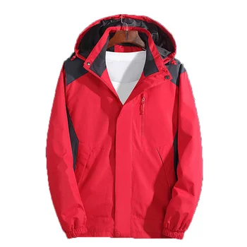 Новая Красная куртка Для женщин и мужчин, топ с капюшоном с Орхидеей фиолетового цвета, Весна-лето, 2021, Свободные пары, водонепроницаемое пальто на открытом воздухе, N935