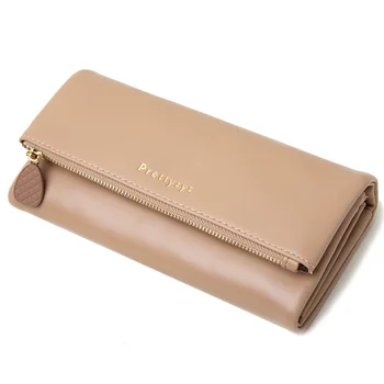 Новый женский длинный модный кошелек на молнии, многофункциональный кошелек большой емкости, сумка для карт, сумочка