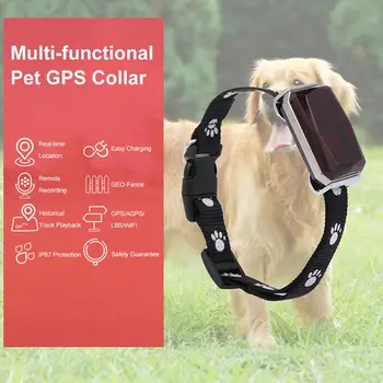 Ошейник для отслеживания домашних животных YUZI Mini в режиме реального времени IP67 Водонепроницаемый GPS AGPS LBS Wifi Отслеживание Локатор Собака Кошка Устройство поиска