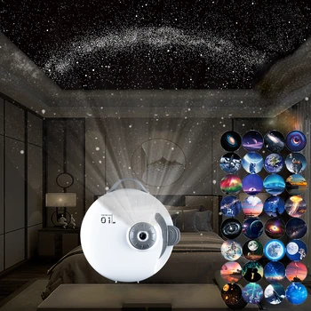 Планетарий 32 в 1 Звездный проектор Galaxy Night Light Проектор Bluetooth Музыка ночники со звездным небом для украшения спальни