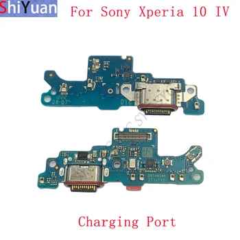 Плата разъема USB-порта для зарядки Гибкий кабель для Sony Xperia 10 IV Запасные части для разъема для зарядки