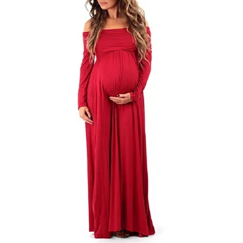 Платья для беременных с открытыми плечами, платья для фотосессии, элегантные длинные платья для беременных, фотосъемка беременных