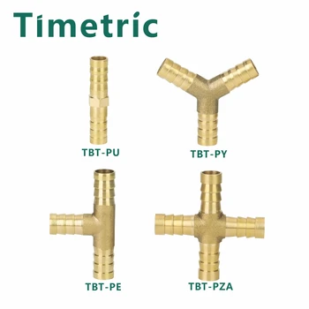 Пневматические компоненты Латунные Трубные Муфты TBT-PZA Быстроразъемные Соединители Для быстрого соединения Трубных Муфт