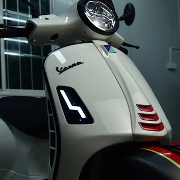 Применимо к мотоциклу Vespa GTS300 модифицированная молния указатель поворота Светодиодная сигнальная лампа