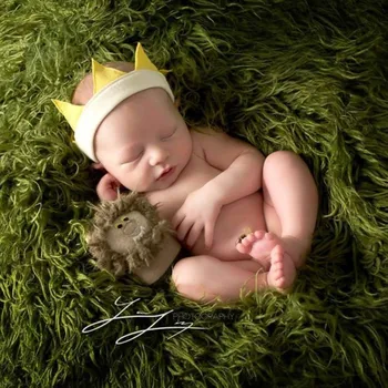 Реквизит для фотосъемки новорожденных, Повязка на голову в виде короны, Реквизит для фотосессии Маленького ребенка, Шляпа в виде короны, Аксессуары для вечеринки по случаю Дня рождения