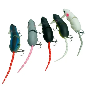 Рыболовная приманка Floatingbaits, искусственная приманка, жесткий плавающий воблер для искусственной пластиковой мыши, рыболовные снасти для щуки