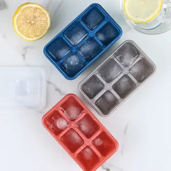 Силиконовая коробка для формования кубиков льда Льдогенератор Замороженная форма Быстрая морозильная камера