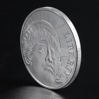 Статуя Свободы, Посеребренная монета, Памятные монеты US Eagel, Коллекционные подарки