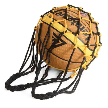 Сумка для футбольной сетки, нейлоновая сумка для хранения Bold, Переносное оборудование для переноски одного мяча, спорт на открытом воздухе, Футбол, баскетбол, волейбольная сумка